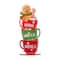 Glitzhome® 34.5" Wooden Christmas Gingerbread Man on Coffee Cup Porch Decor